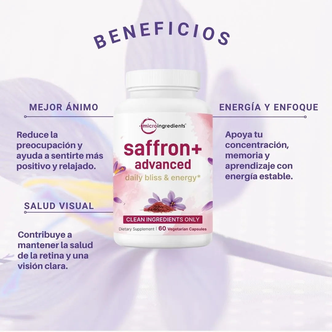 Micro Ingredients Saffron+ Advanced Supplements