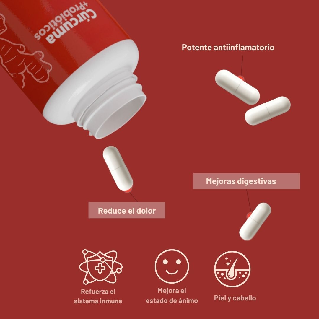 Cúrcuma + Probióticos