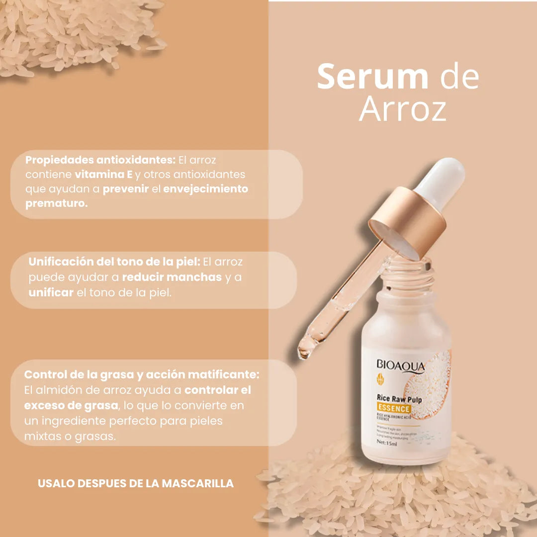 KIT HYDRARICE -Set Hidratante Serum Arroz