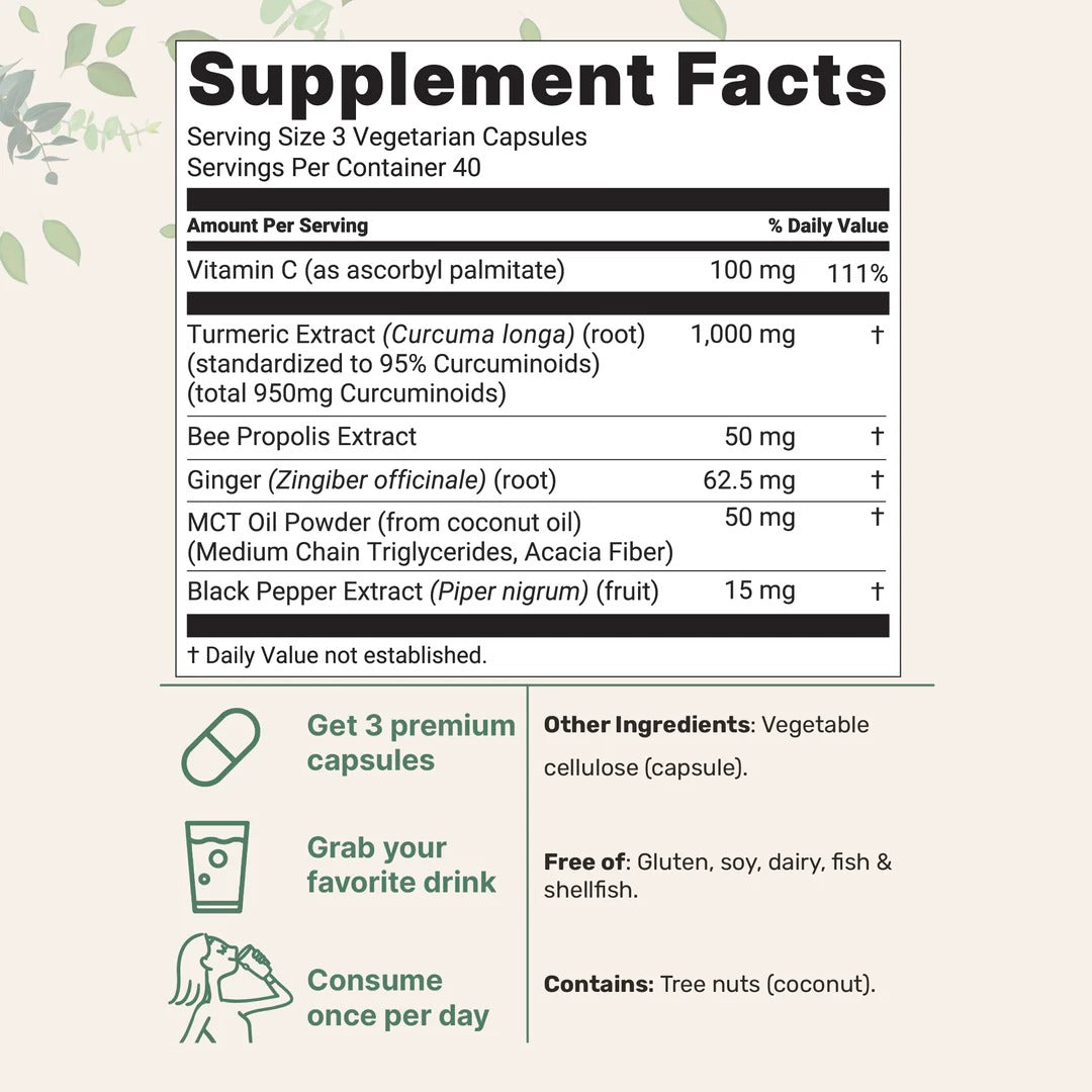Micro Ingredientes Curcumina de Cúrcuma- 1.000 mg