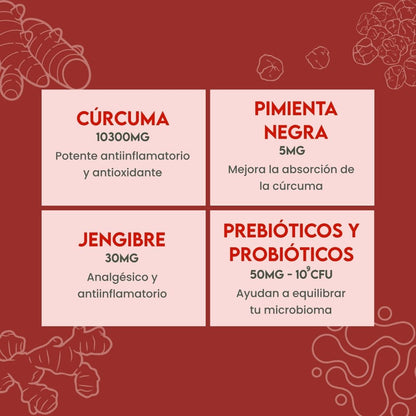Cúrcuma + Probióticos